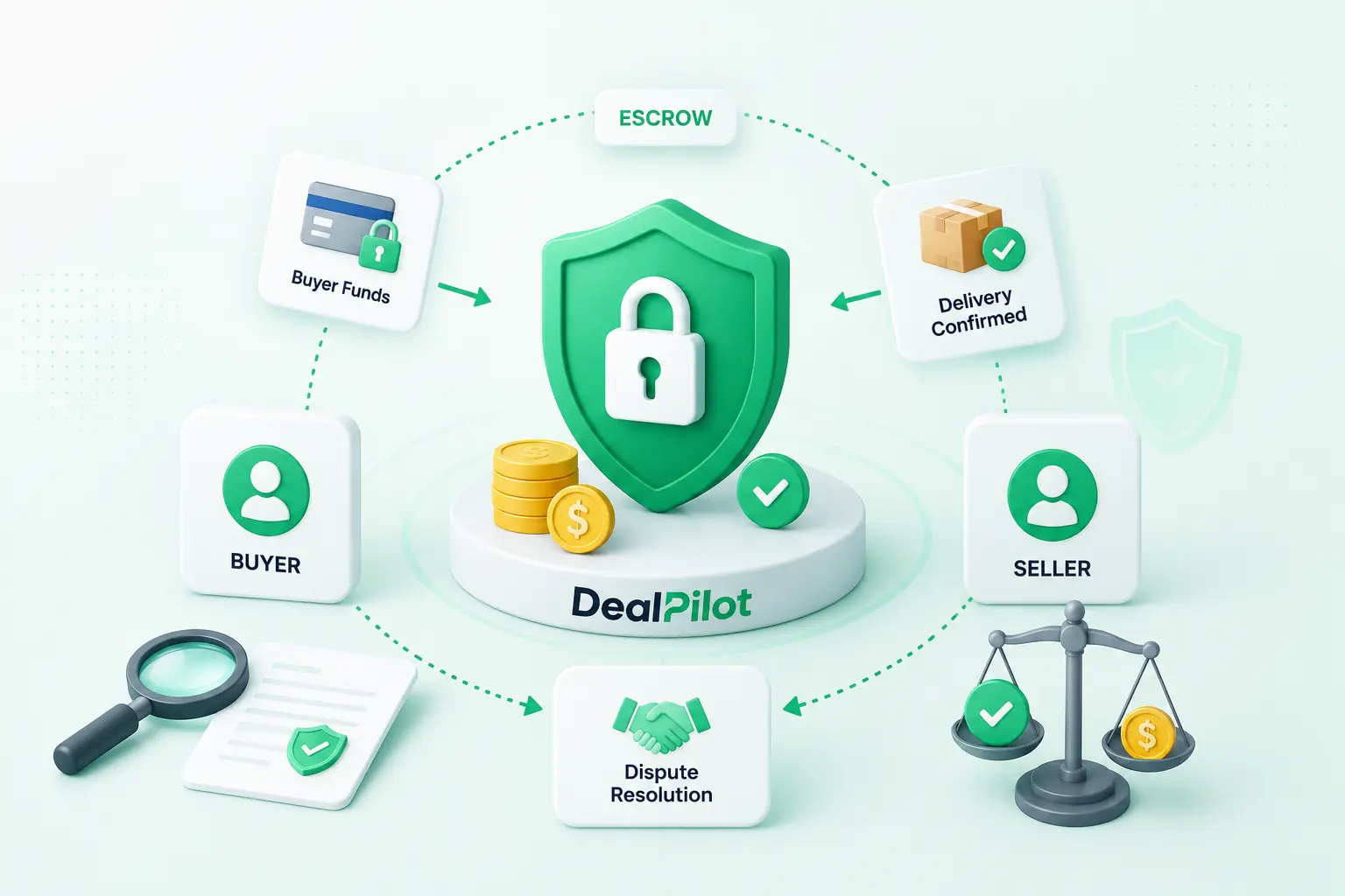 Your money is protected at every step